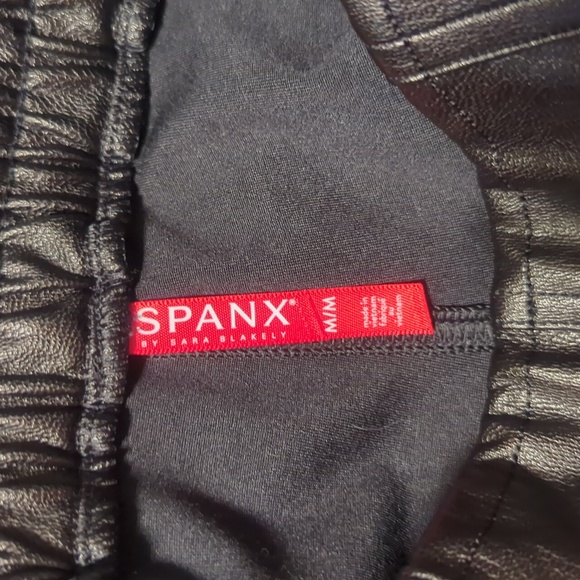 NWT Spanx faux leather joggers - Picture 8 of 12
